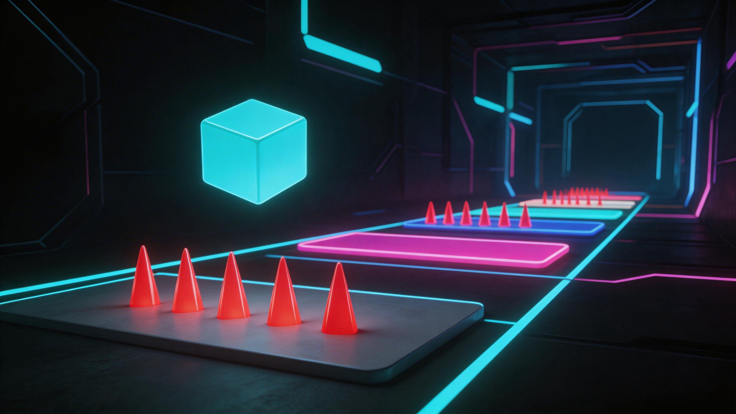 Why Geometry Lite Is So Addictive: The Psychology Behind ‘Just One More Try’ 1 Geometry Lite gameplay